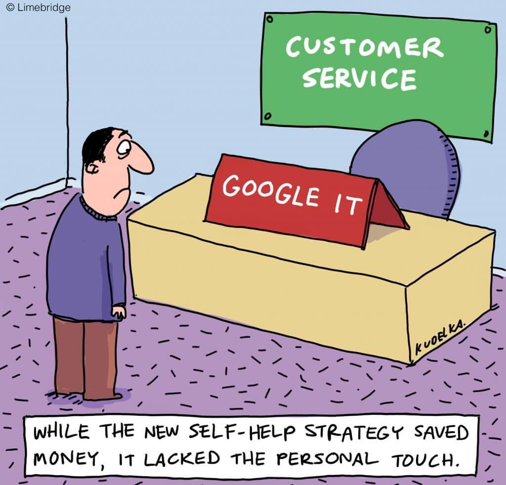 customer experience funny cartoons service customers industry source strategy marketing when