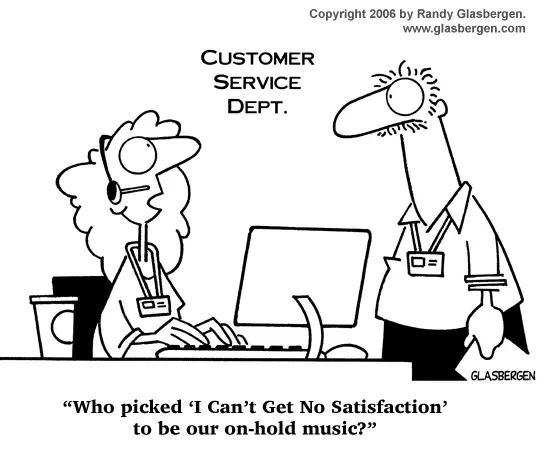 funny customer service cartoons